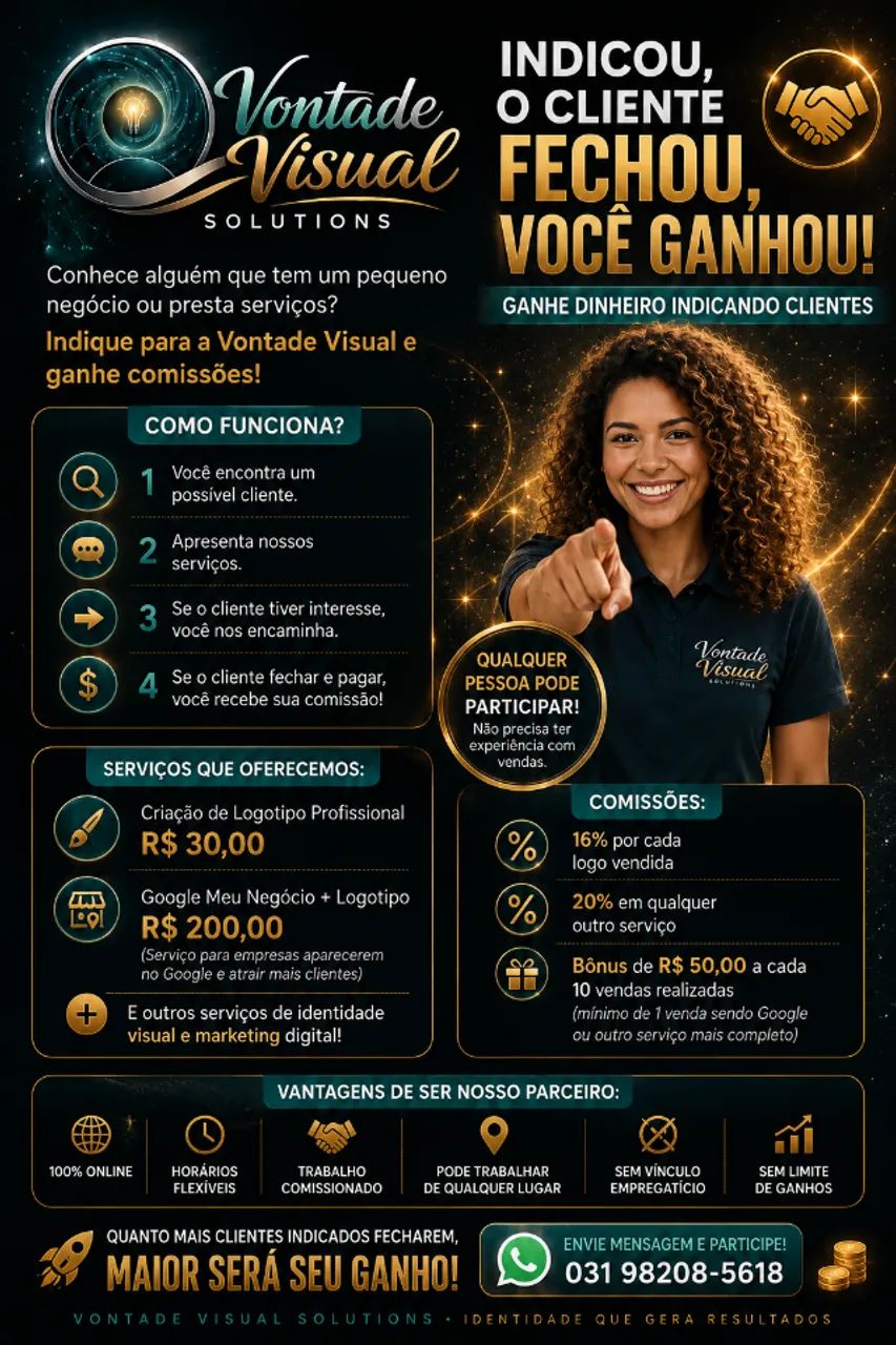 ? Ganhe Dinheiro Indicando Clientes