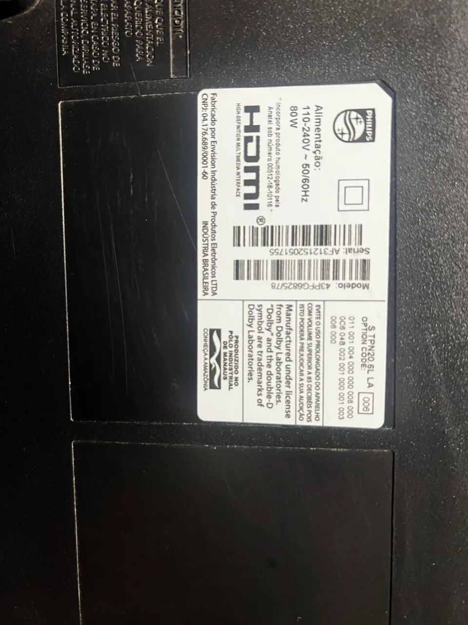 Placas de tv e tela