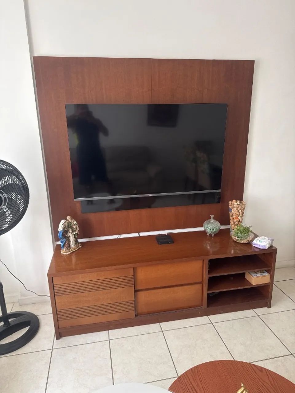 Painel com rack