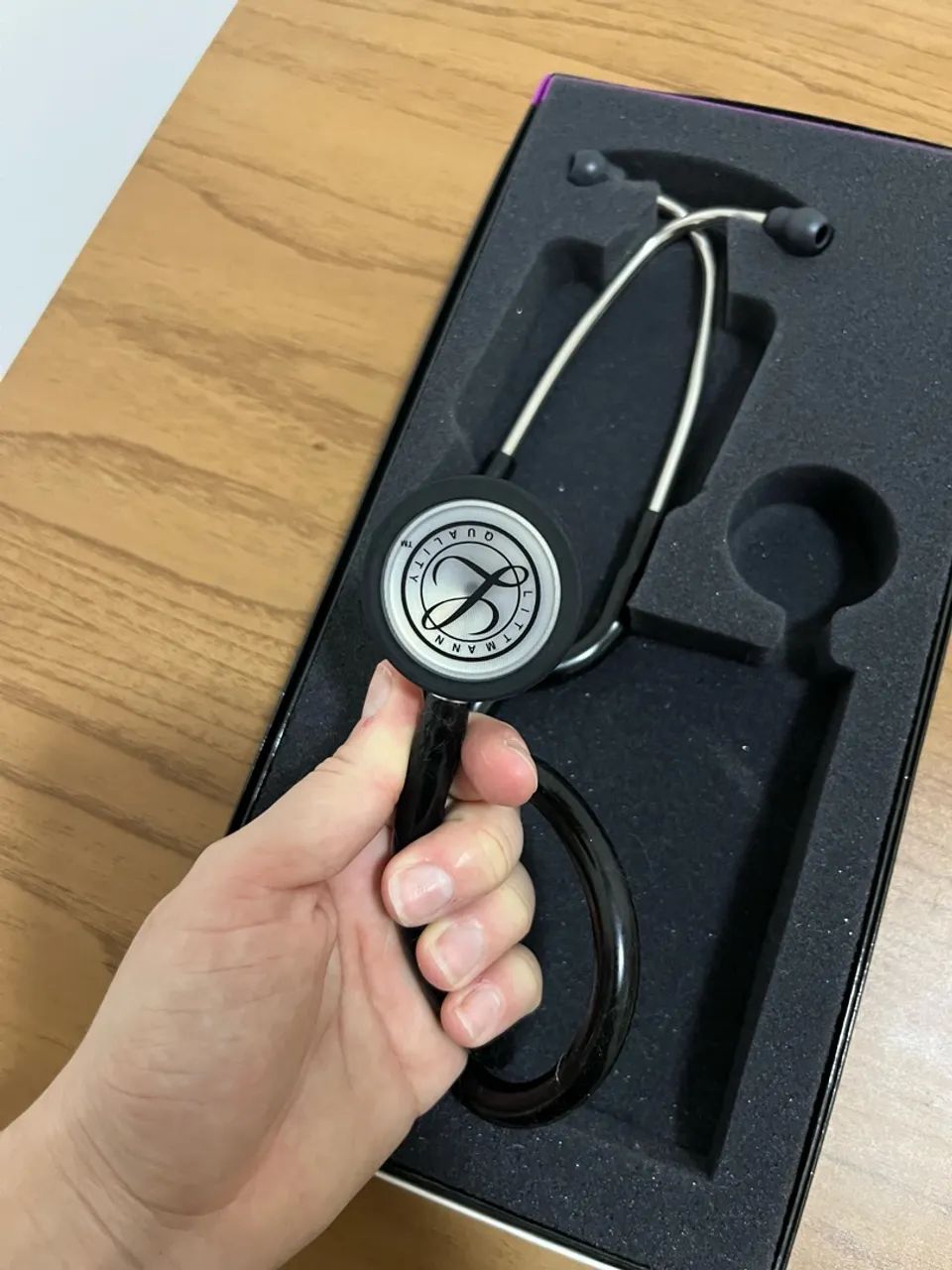 Estetoscópio Littmann Classic III Preto Original - Foto 4