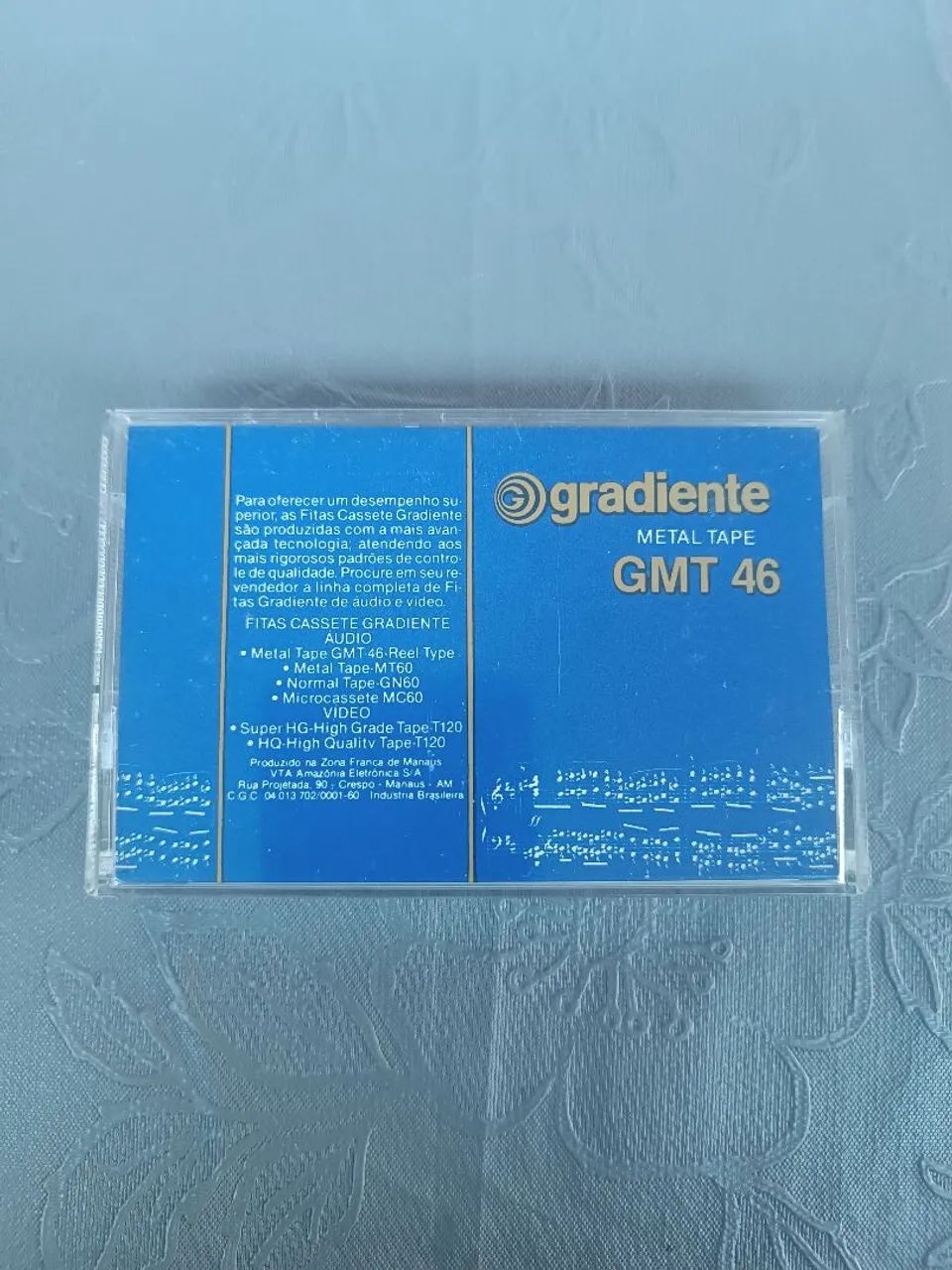Fita k7 gradiente GMT-46 min metal rolinho impecável  - Foto 4