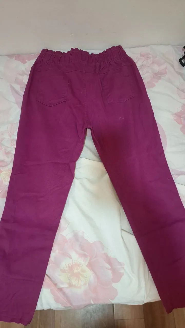 calça cor pitaya 36, nova - Foto 3