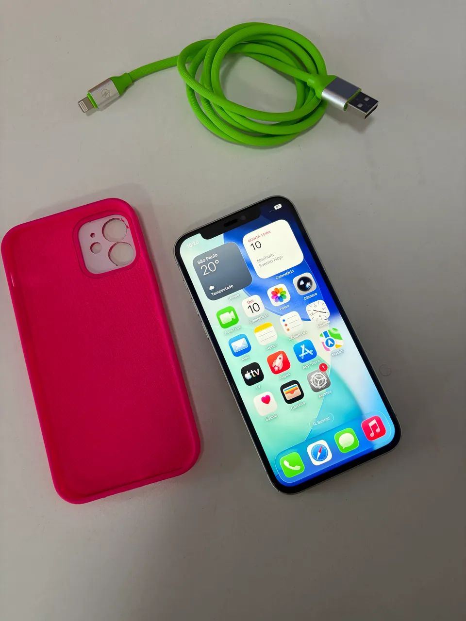 iPhone 12 64 Gigas / Face ID OK / Bateria Trocada 100% - Celulares
