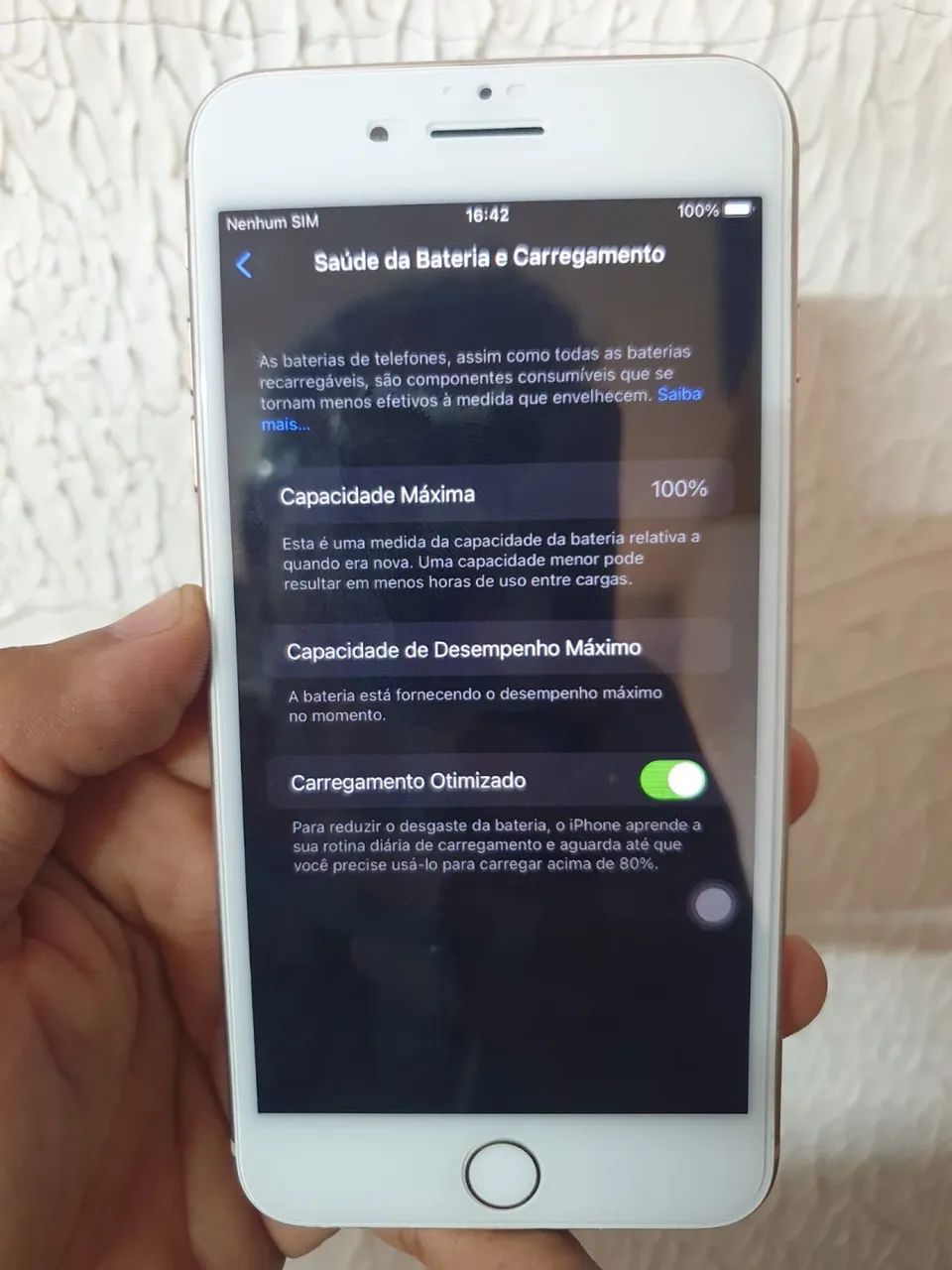 iPhone 8 Plus rose biometria off  - Foto 2