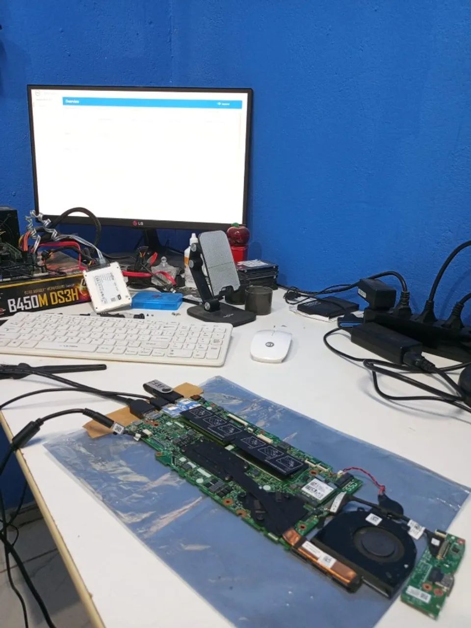 Placa-mãe Dell Inspiron 5491 2-in-1 - Intel Core i7-10510U - 100% Funcional  - Foto 4