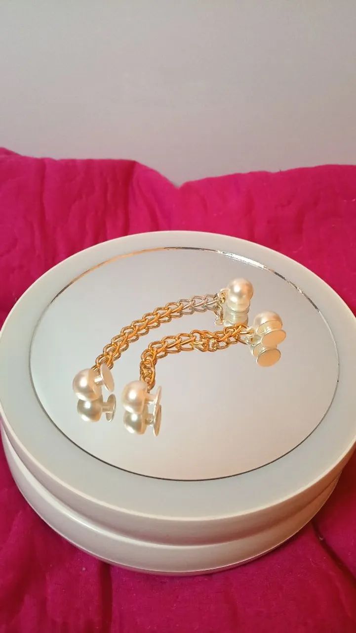 Pins de Corrente com Pérolas para Crocs