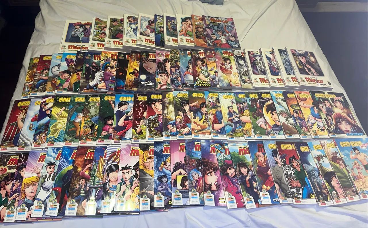 VENDO COLEÇÃO DE GIBIS - TURMA DA MÔNICA JOVEM & CHICO BENTO MOÇO