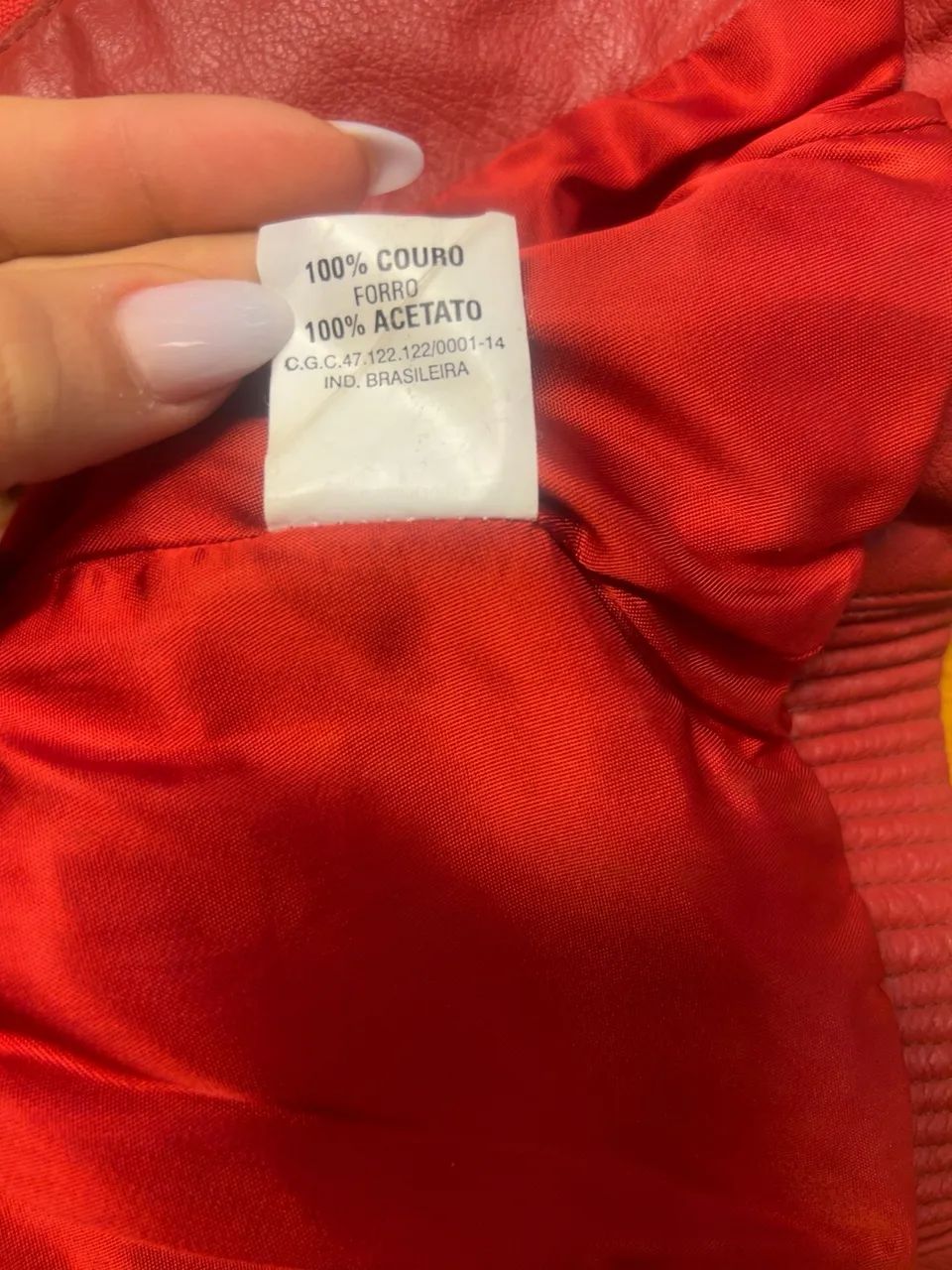 Jaqueta original 100% couro Triton 
