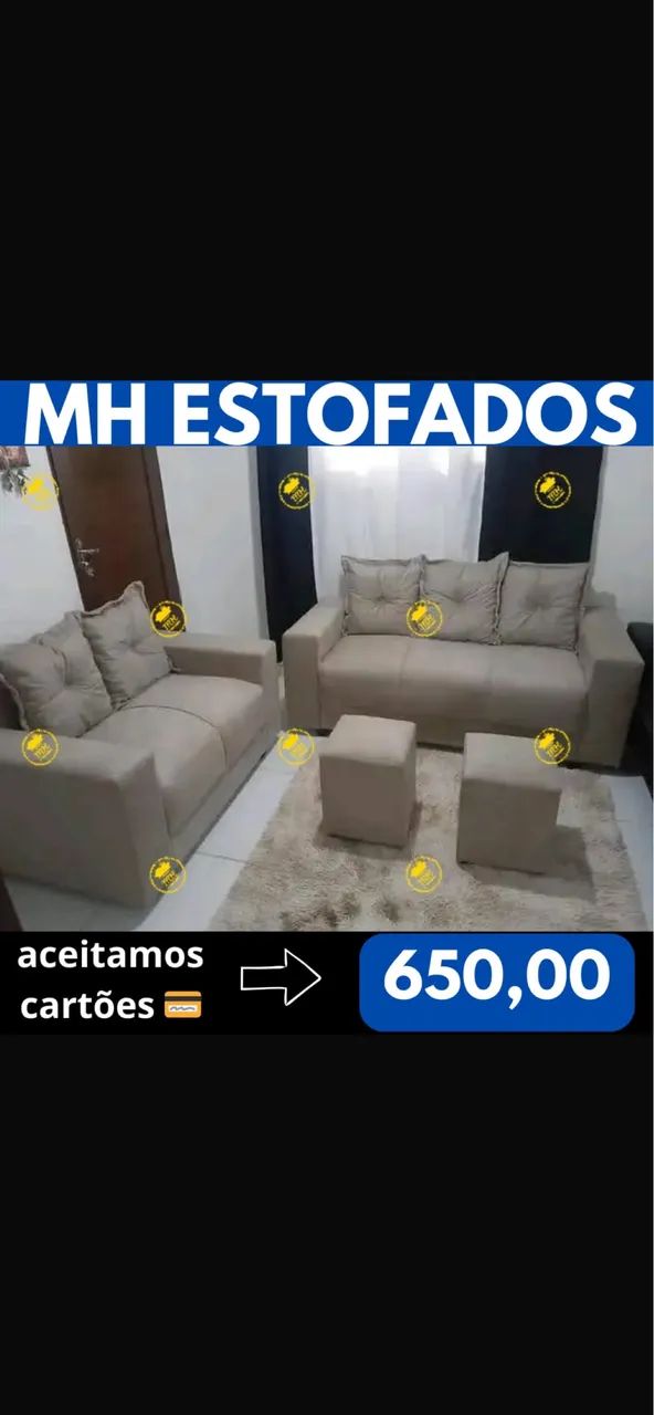 BLACK FRIDAY ? Todos os sofás com preços de fábrica! Aproveite agora! ? 