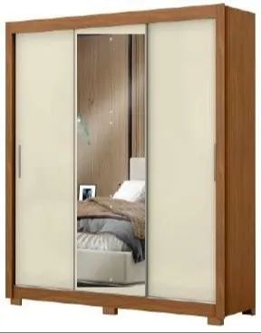 Guarda Roupa 3 Portas 4 Gavetas com Espelho Entregamos Novo