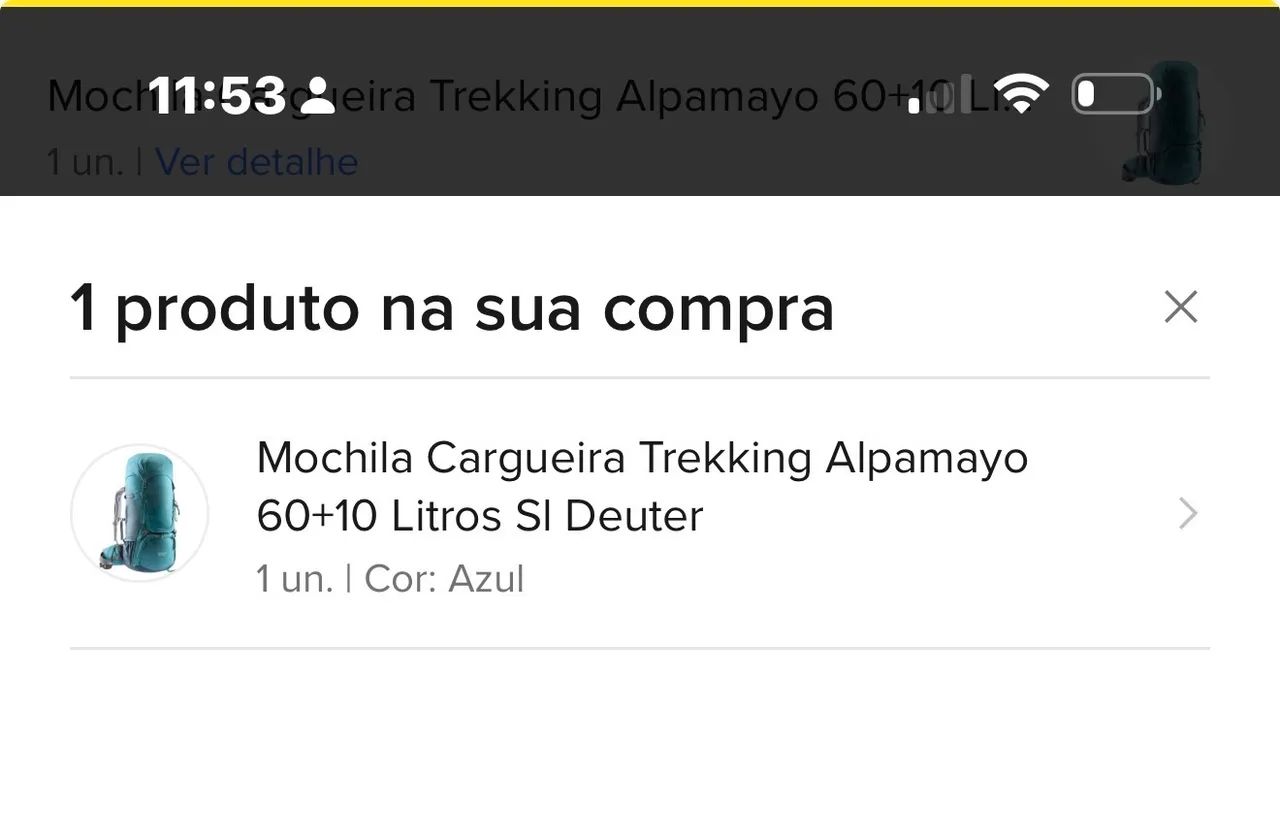 Mochila cargueira de trilha  - Foto 4