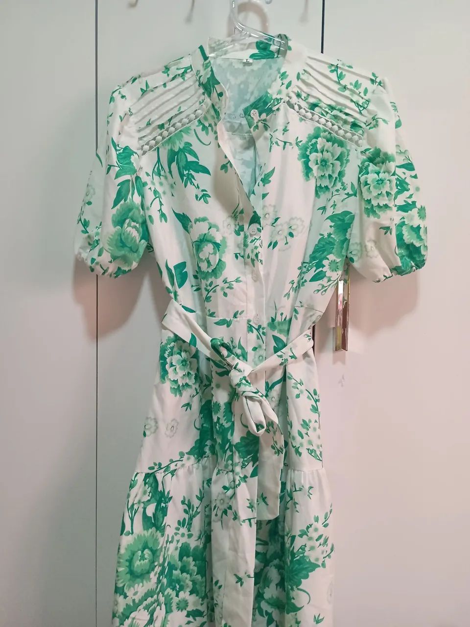 Vestido Floral com Cinto - - Foto 4