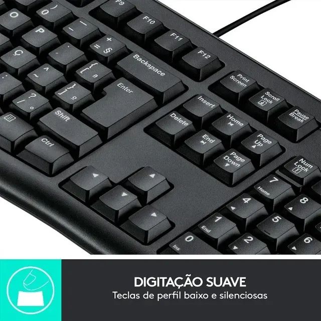 Kit Teclado e Mouse Logitech MK120 - WZetta - Foto 3