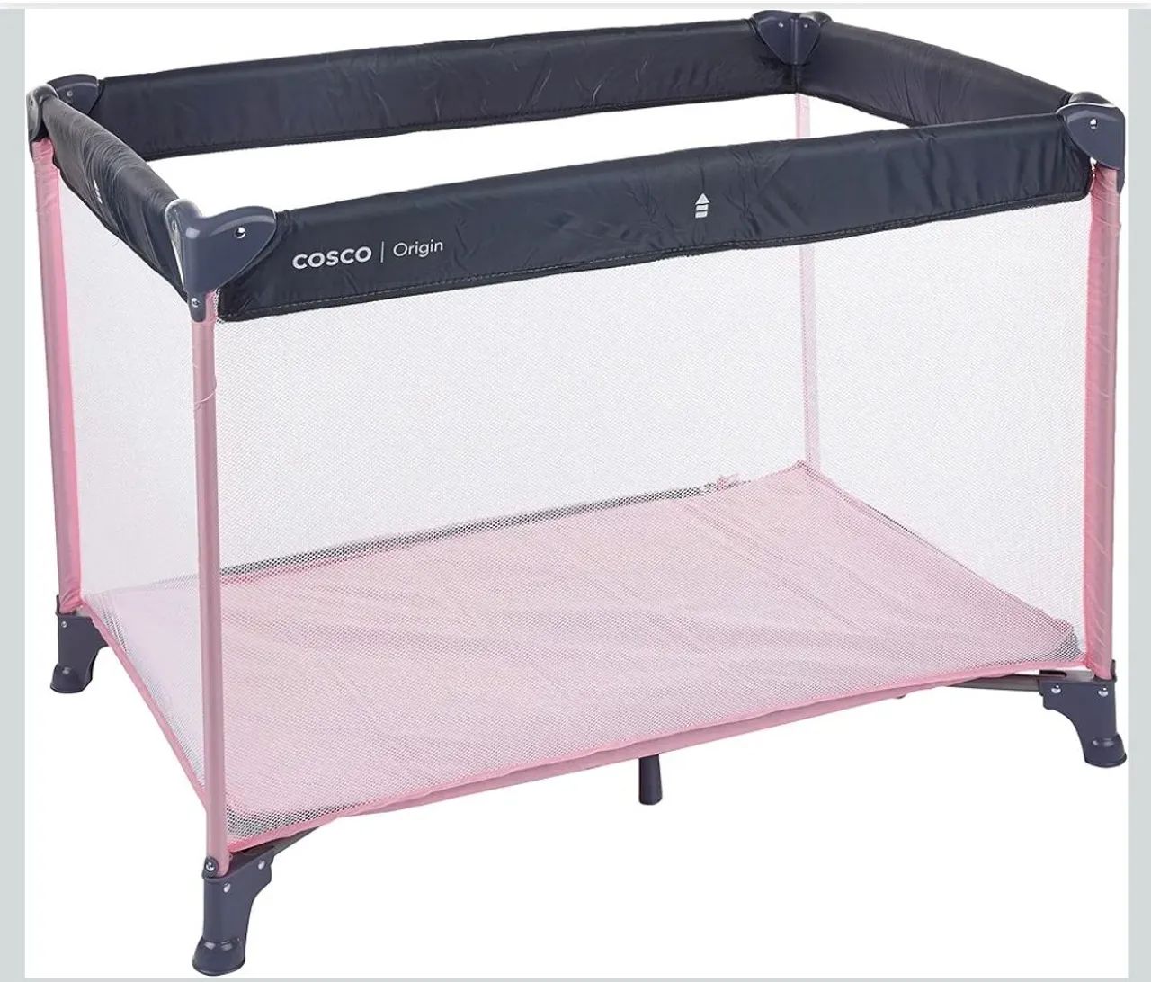 Berço portátil Cosco Origin - Chiqueirinho Rosa - Foto 5