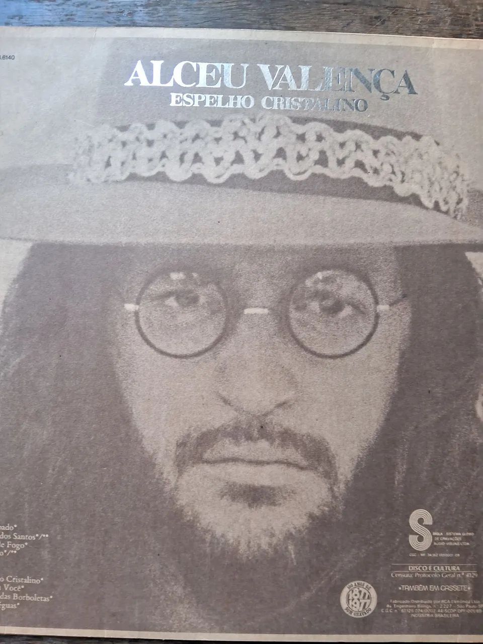 ALCEU VALENÇA ESPELHO CRISTALINO