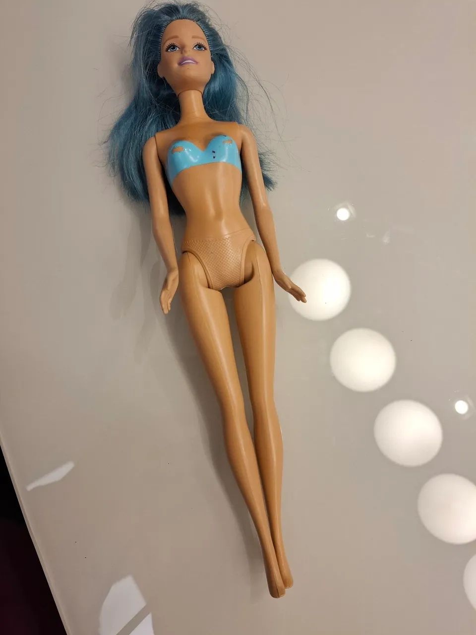 Boneca Barbie Mattel cabelo azul - Foto 2