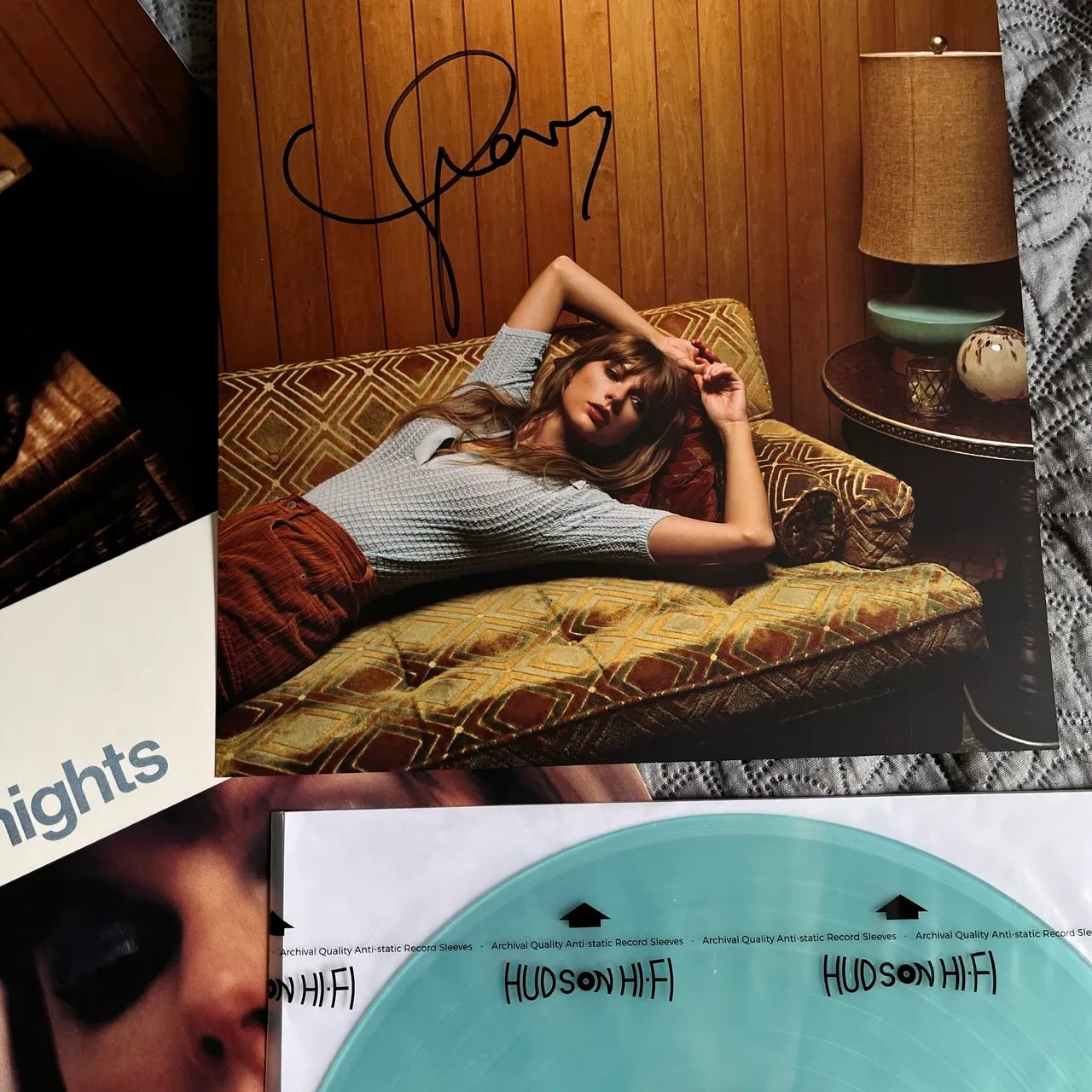 Vinil Midnights Moonstone Blue (Autografado) - Foto 2