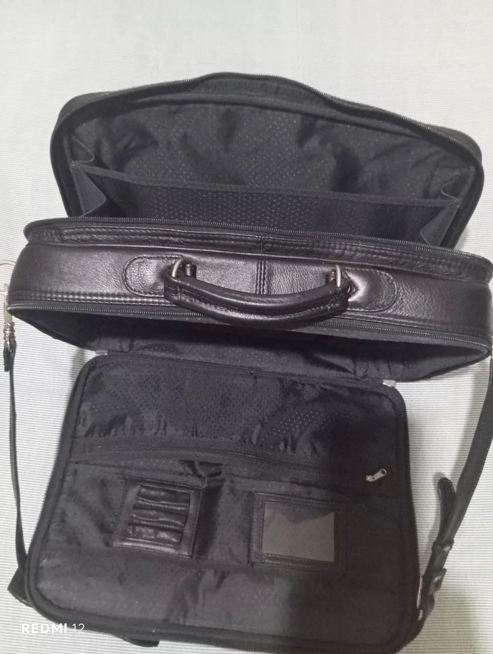 Pasta executiva Couro legítimo nova! - Foto 4