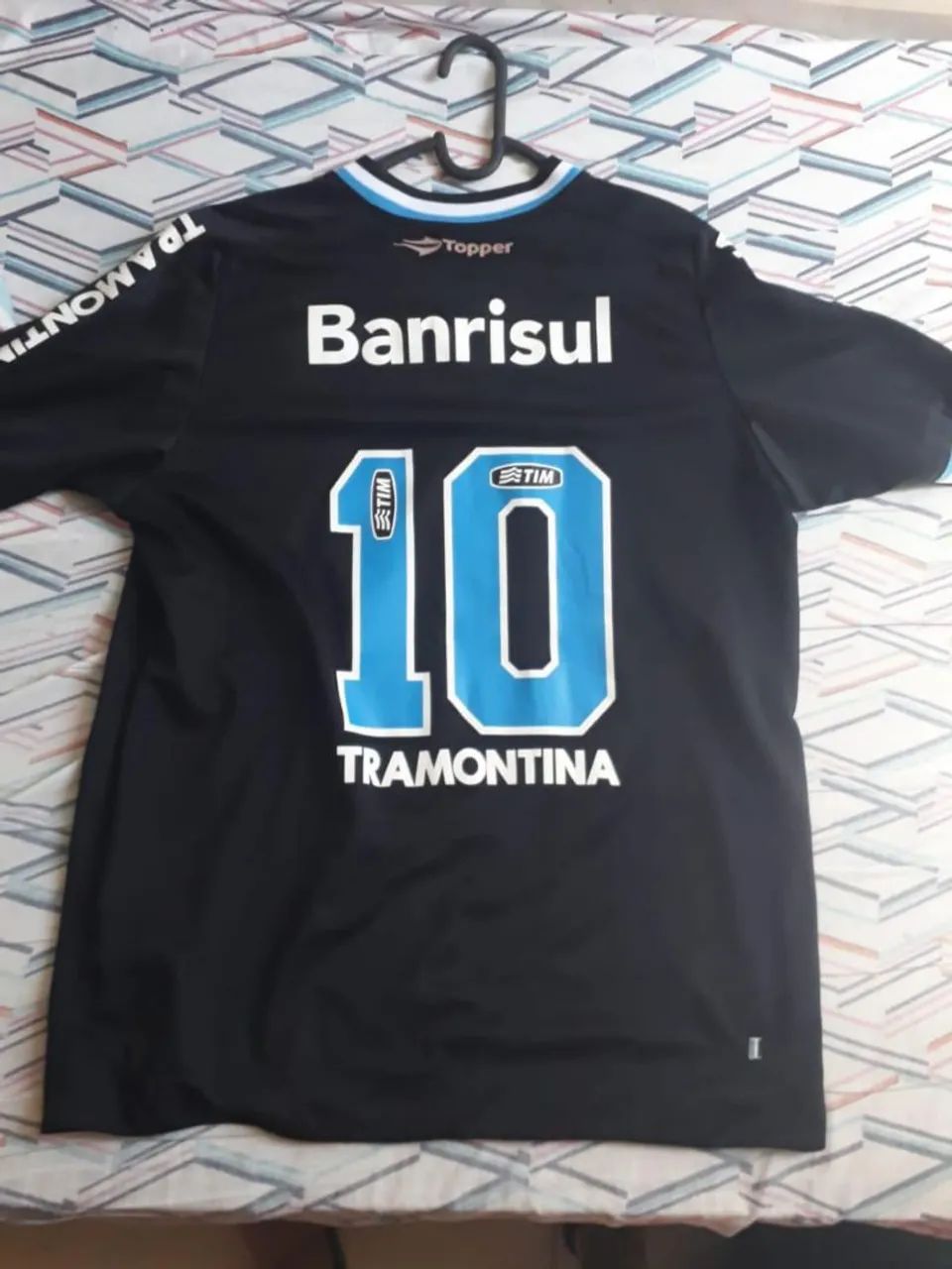 Camiseta Grêmio Black Topper 2013/2014 - Foto 2