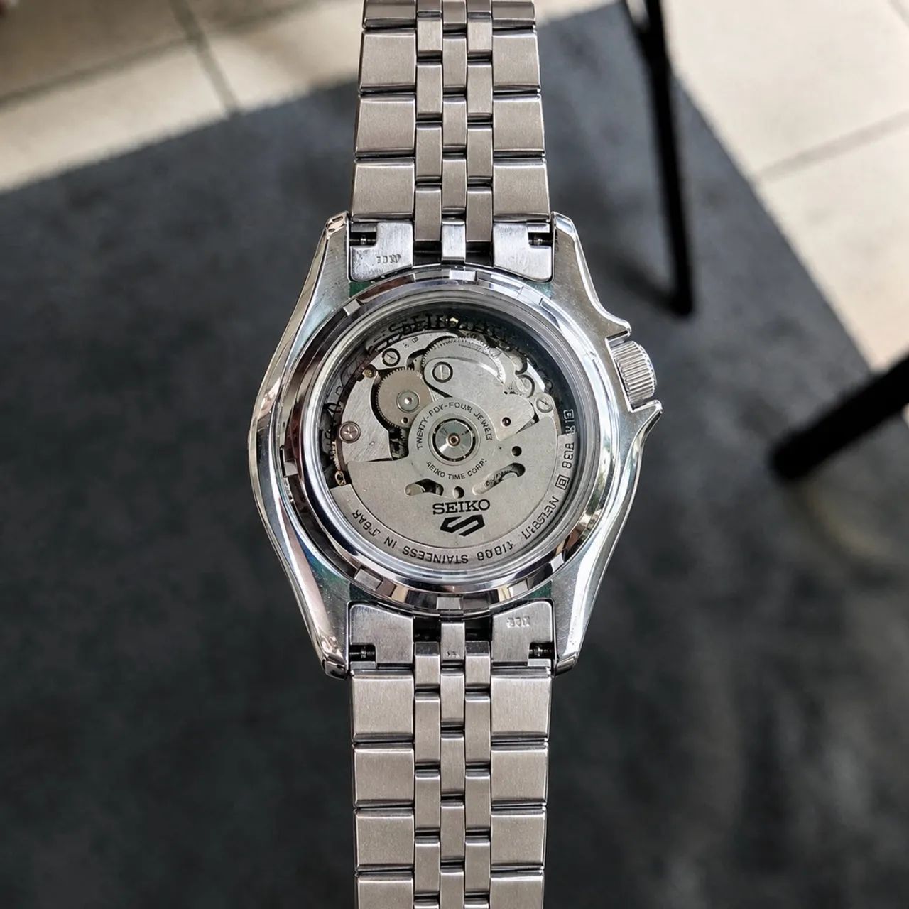 Seiko Sport 5 gmt laranja automático  - Foto 3