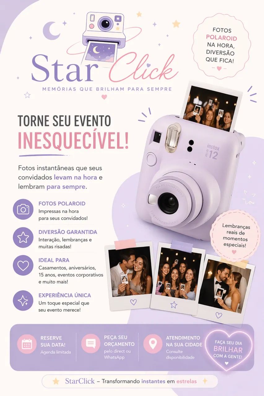 FOTOS POLAROIDE PARA EVENTOS