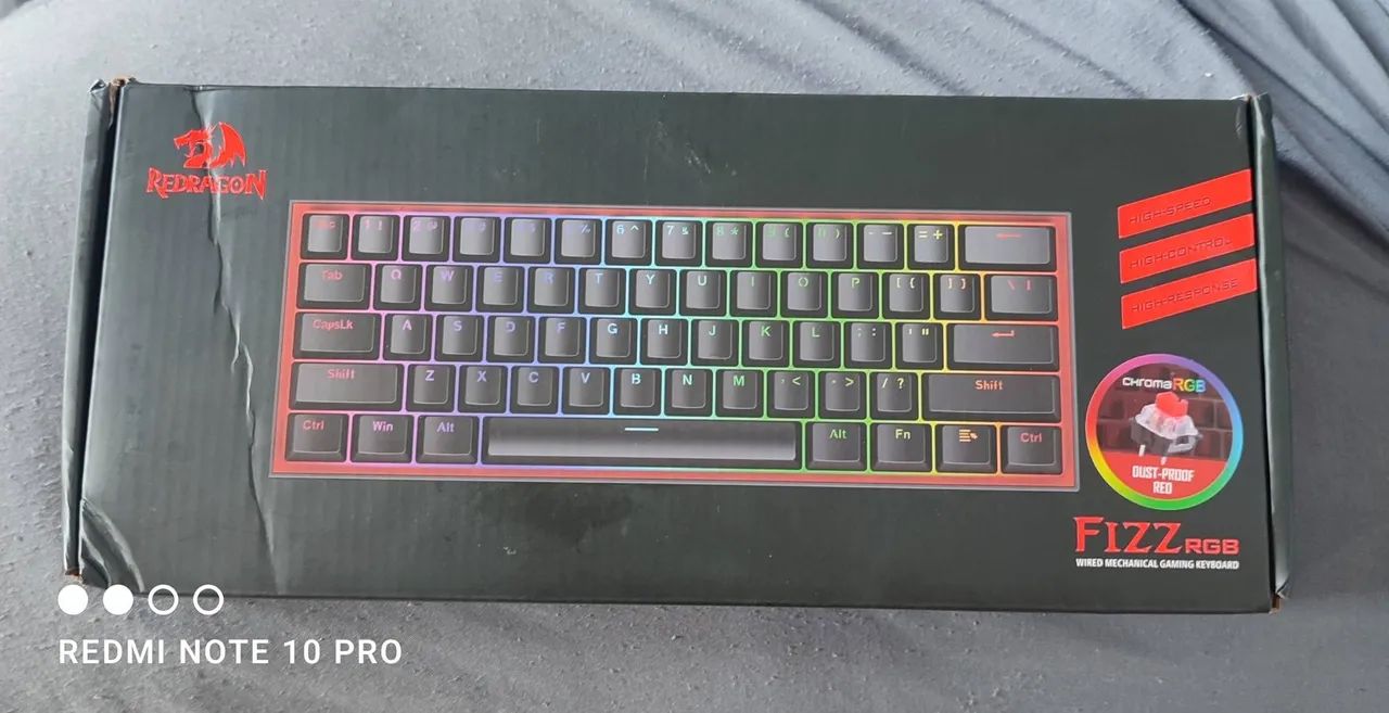 Teclado red dragon lacrado - Foto 2