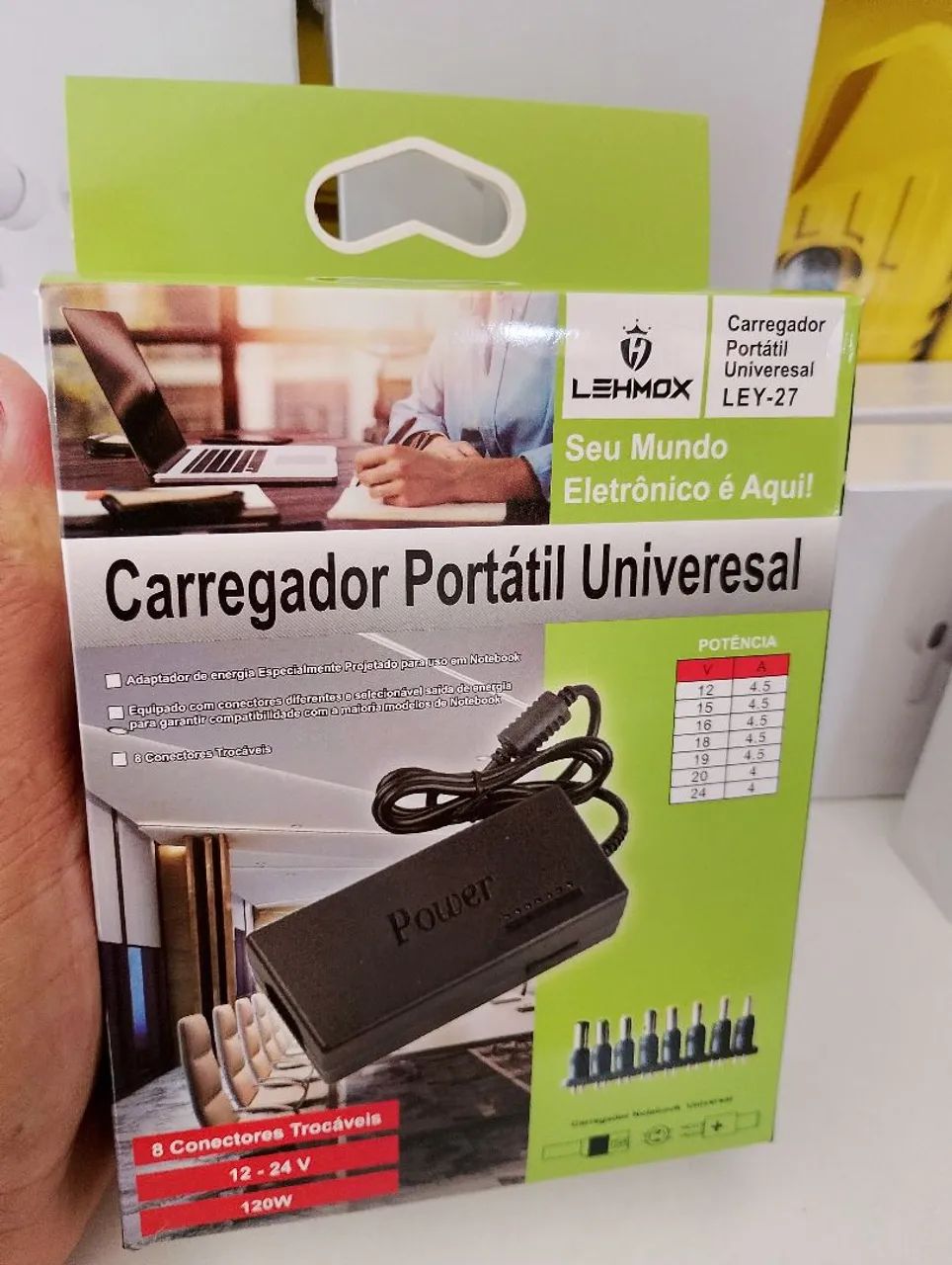 Carregador universal para notebook lap top pronto entrega 
