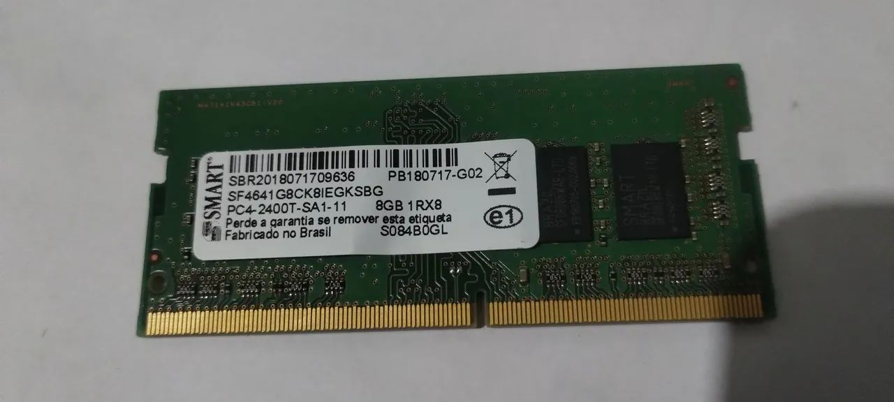Memória DDR4 8G 2400 notebook - Foto 2