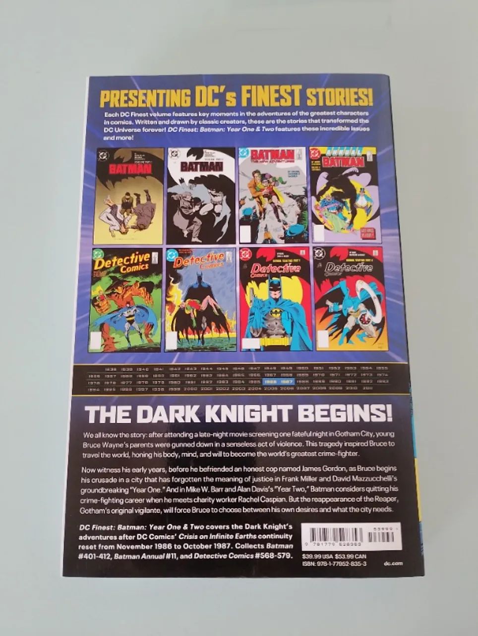 DC Finest Batman Year One & Two Importado TPB - Foto 2