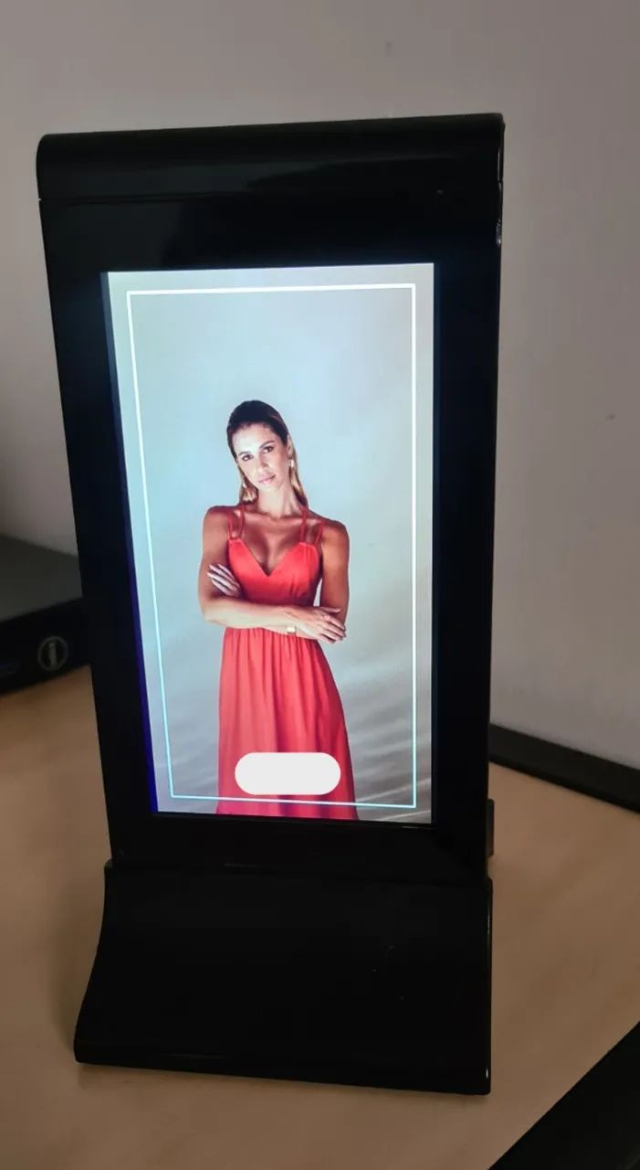 Tela de publicidade de mesa digital Android