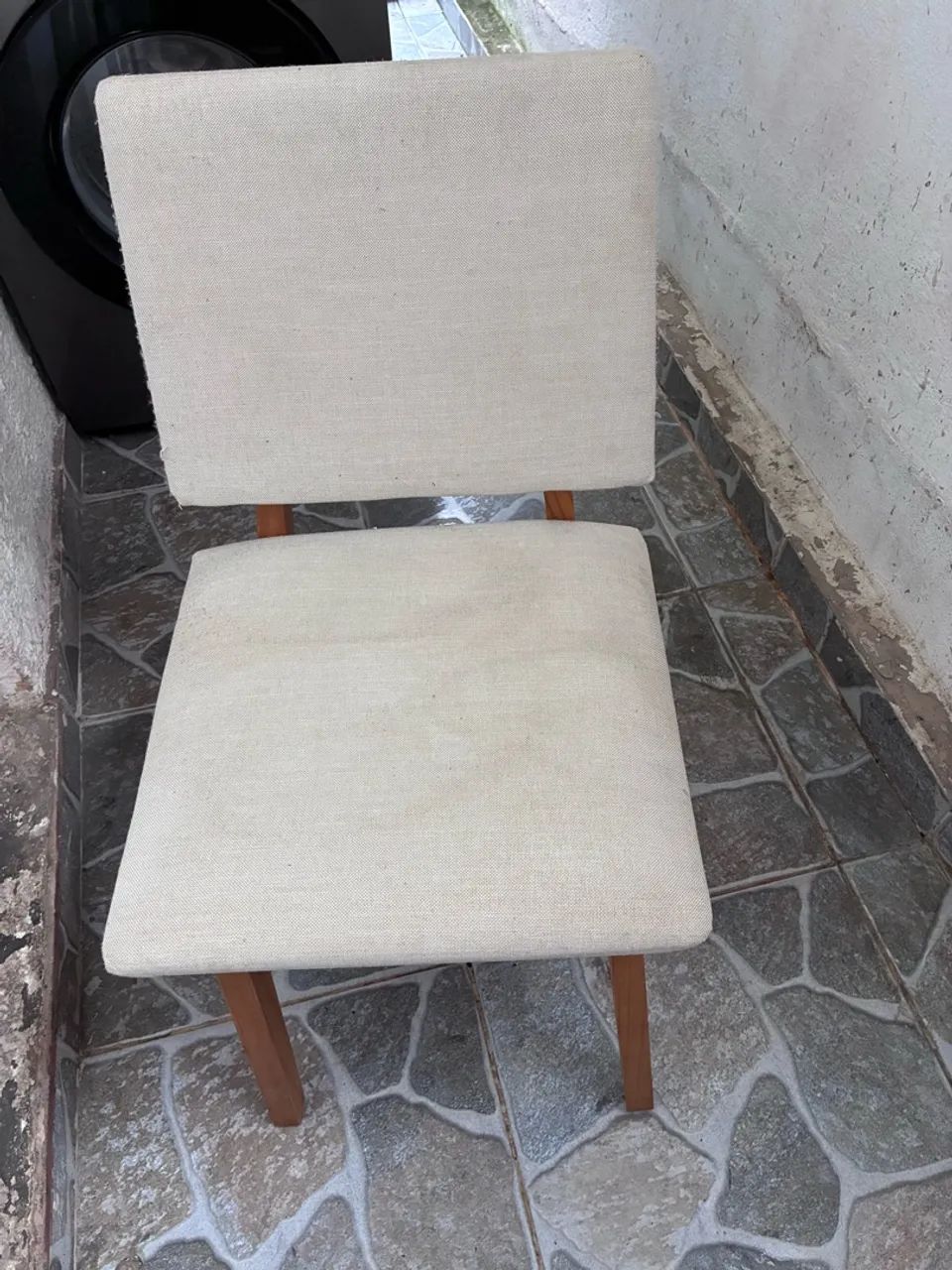 Cadeira decorativa Bege - Foto 2