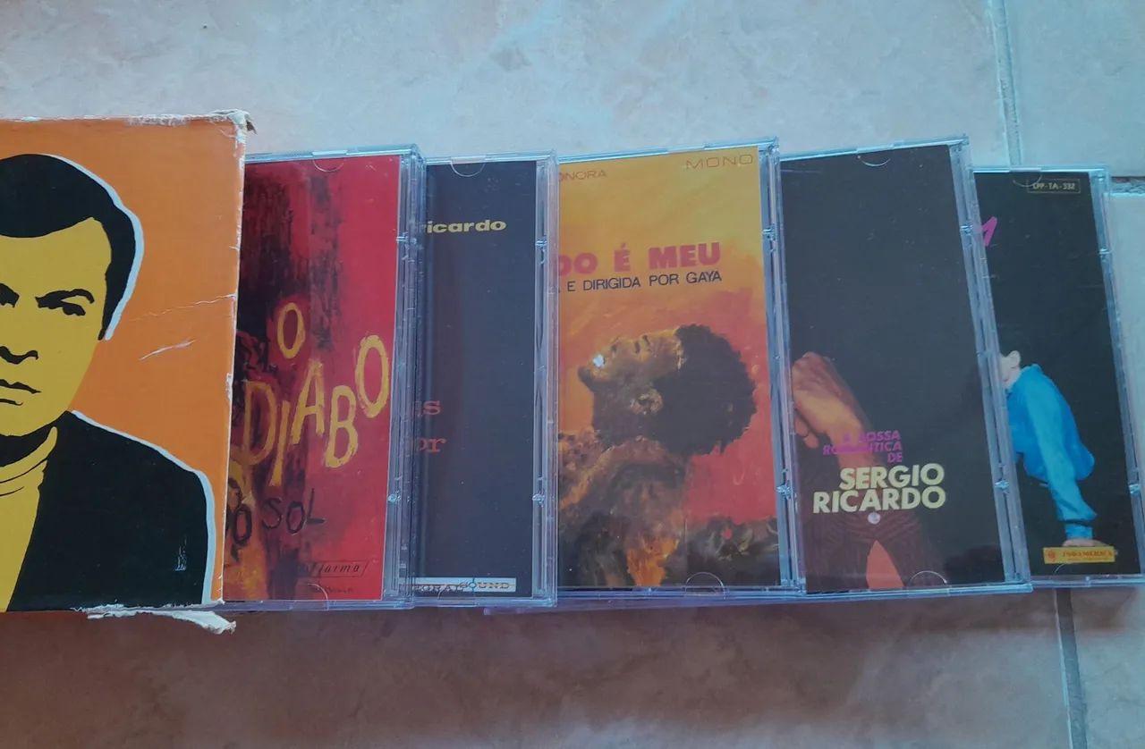 Box 5 CDs Sérgio Ricardo - CDs zerados - Foto 3