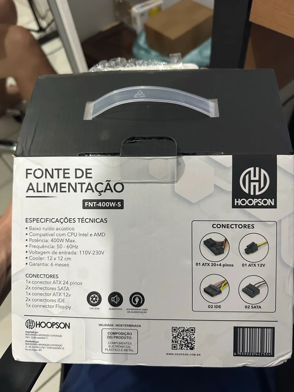 Fonte ATX 400W Real Bivolt Silenciosa - Alta Performance - Foto 3