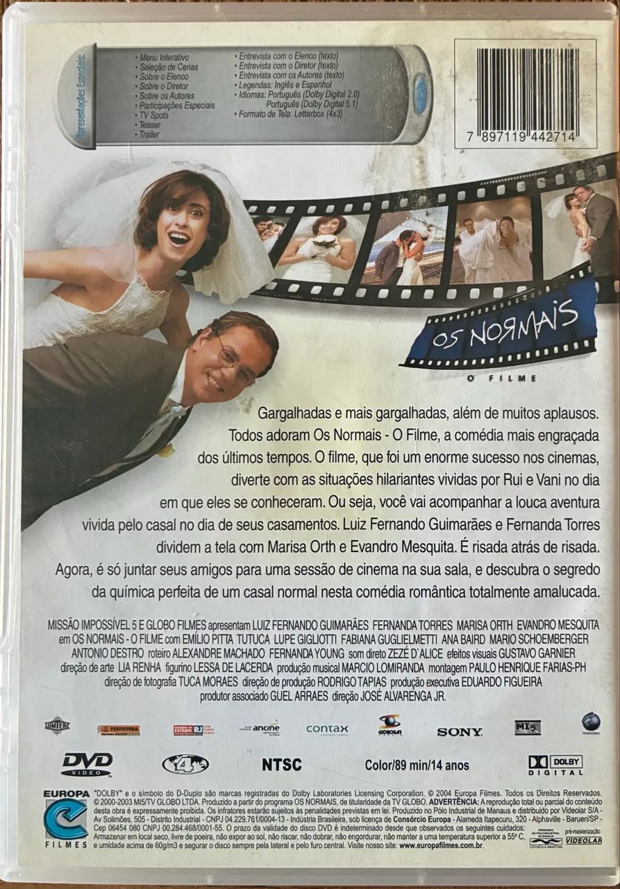 DVD - OS NORMAIS - O FILME - Foto 2