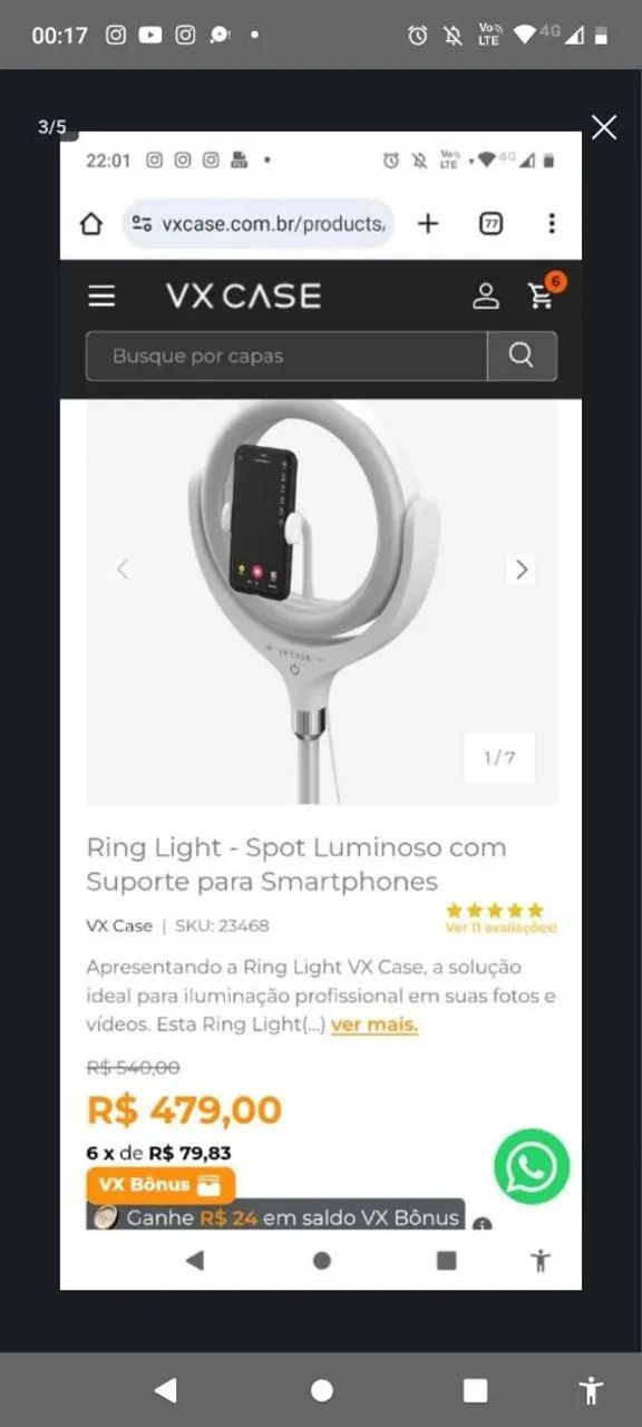 Kit completo para produzir conteúdo digital  - Foto 4