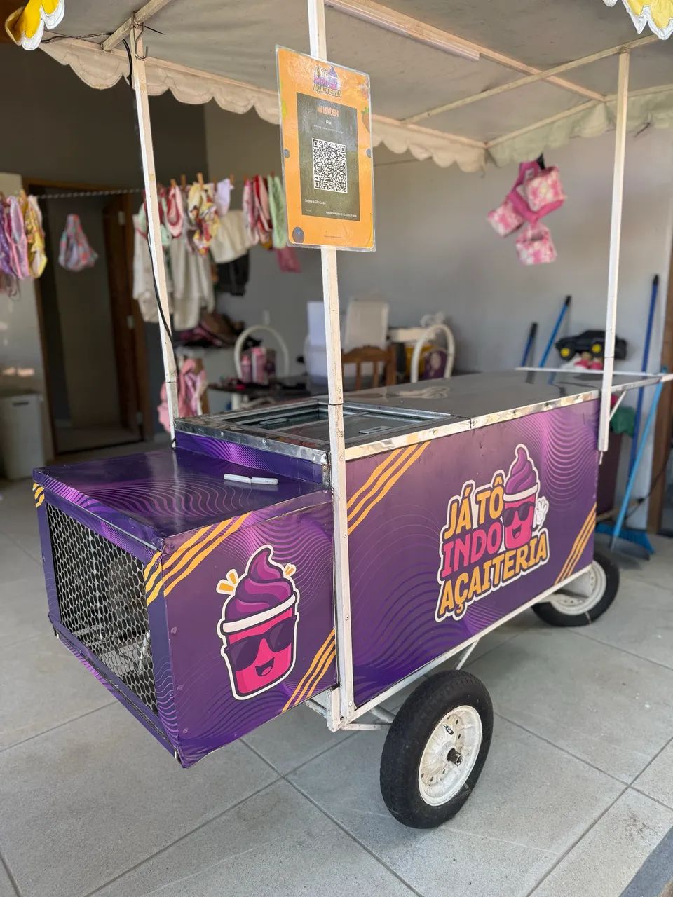 Carrinho Refrigerado para açaí e sorvetes - Foto 2
