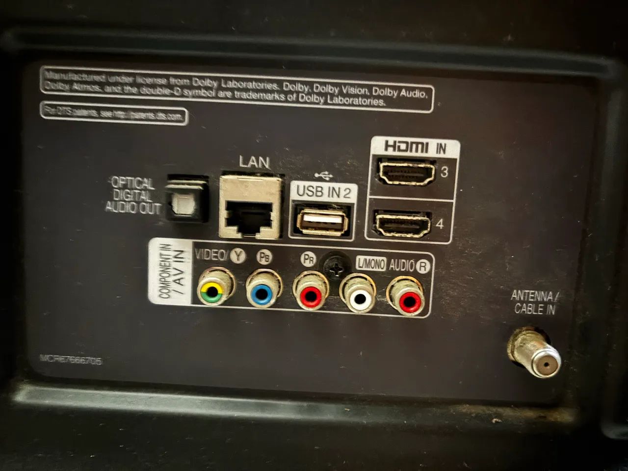 TV 43? LG Smart 4K - com defeito  - Foto 3