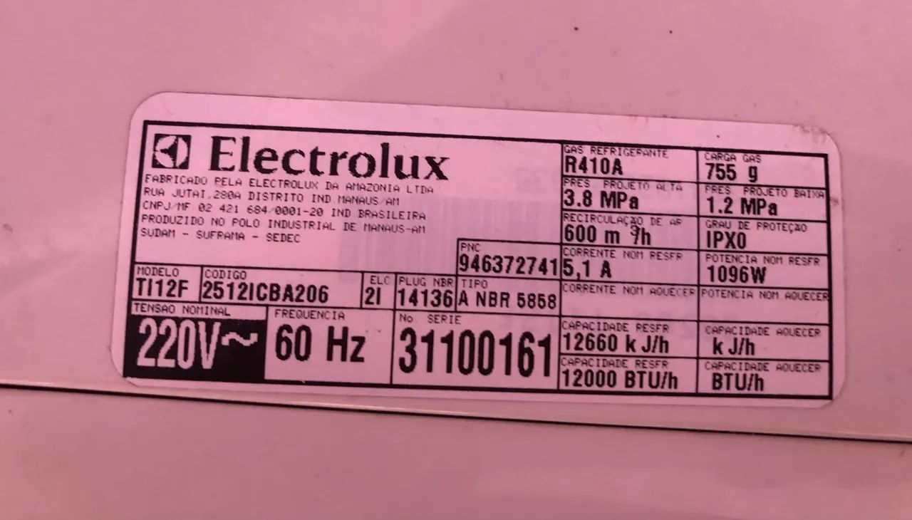 Ar-condicionado Eletrolux 12.000 BTUs - Foto 4