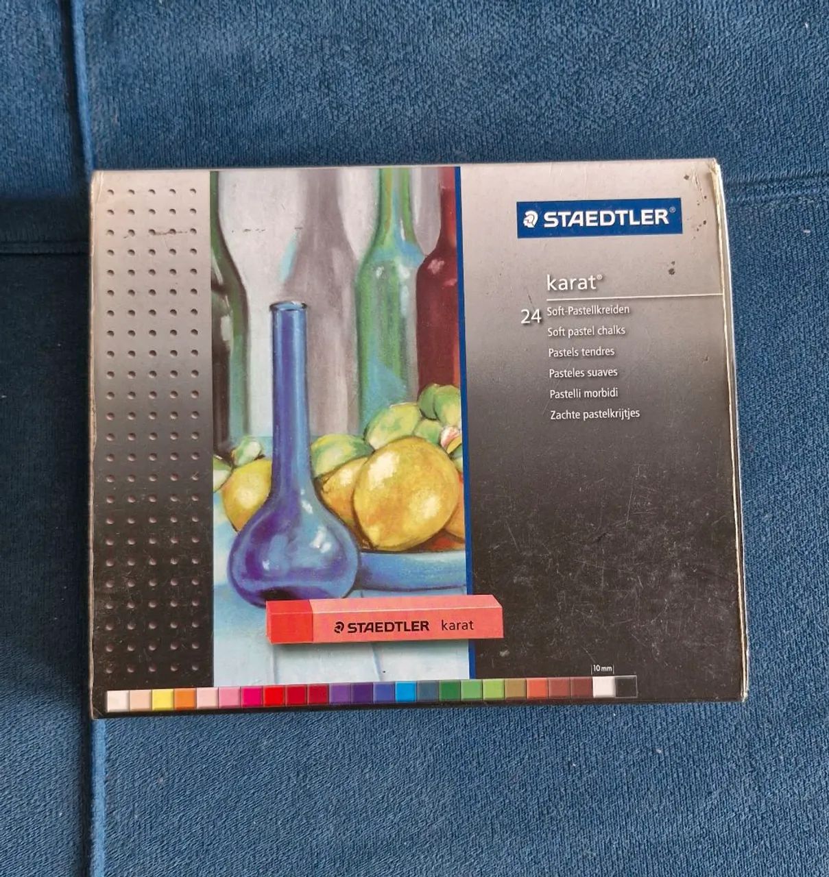 Giz pastel Staedler 24 cores, soft, karat - Foto 2