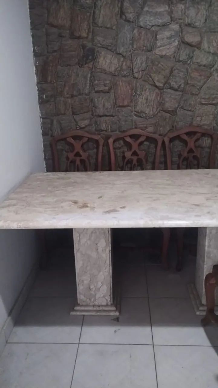 Mesa toda em granito 