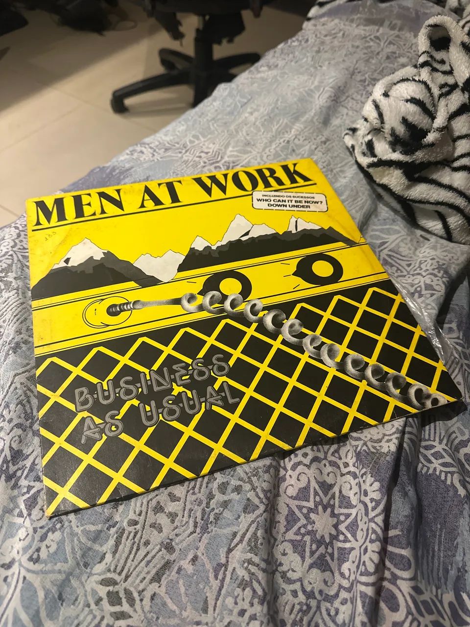 Disco de vinil men at work
