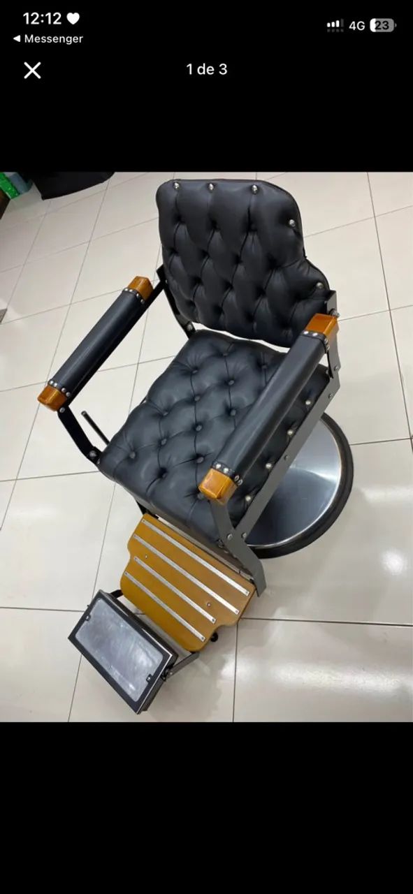 Cadeira de barbeiro 
