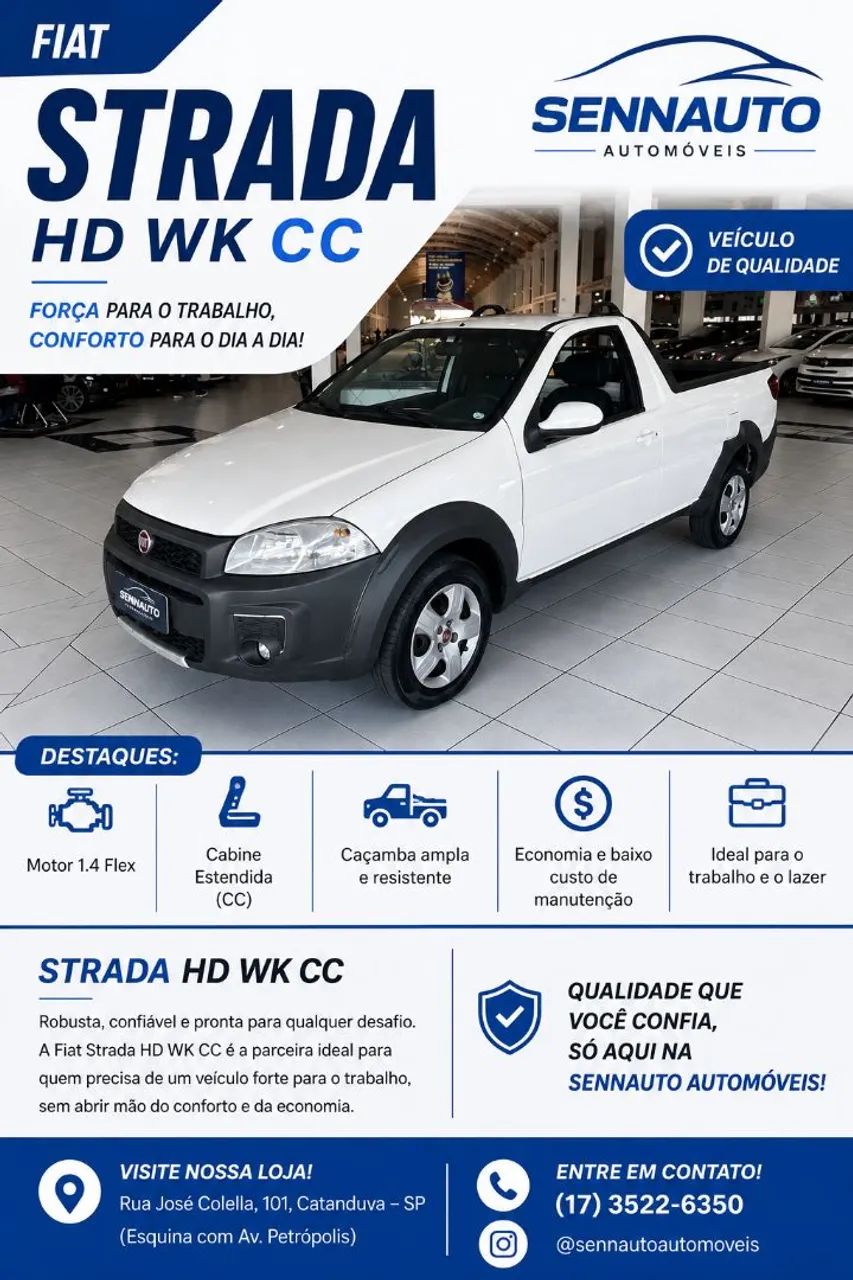 Fiat Strada Strada Working HARD 1.4 Fire Flex 8V CS 2020