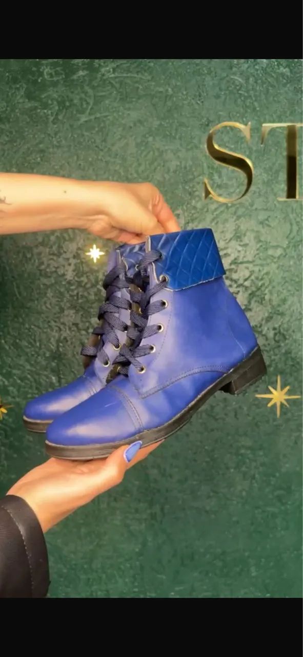Coturno Azul Escuro 