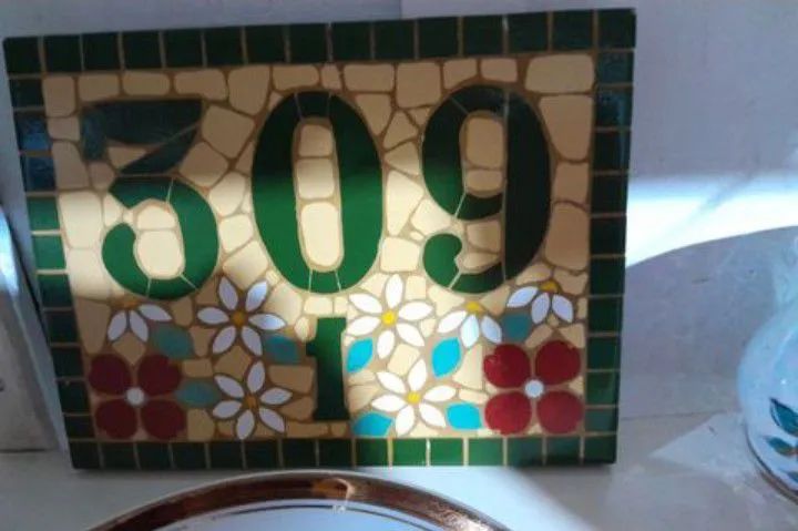 mosaico número antigo - Foto 5