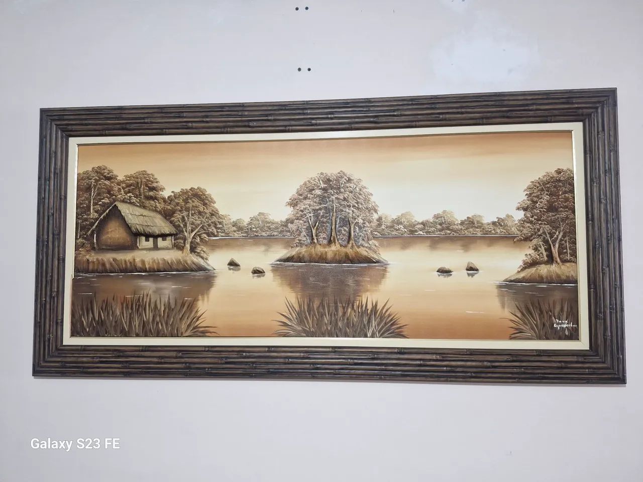 Quadro em alto relevo 