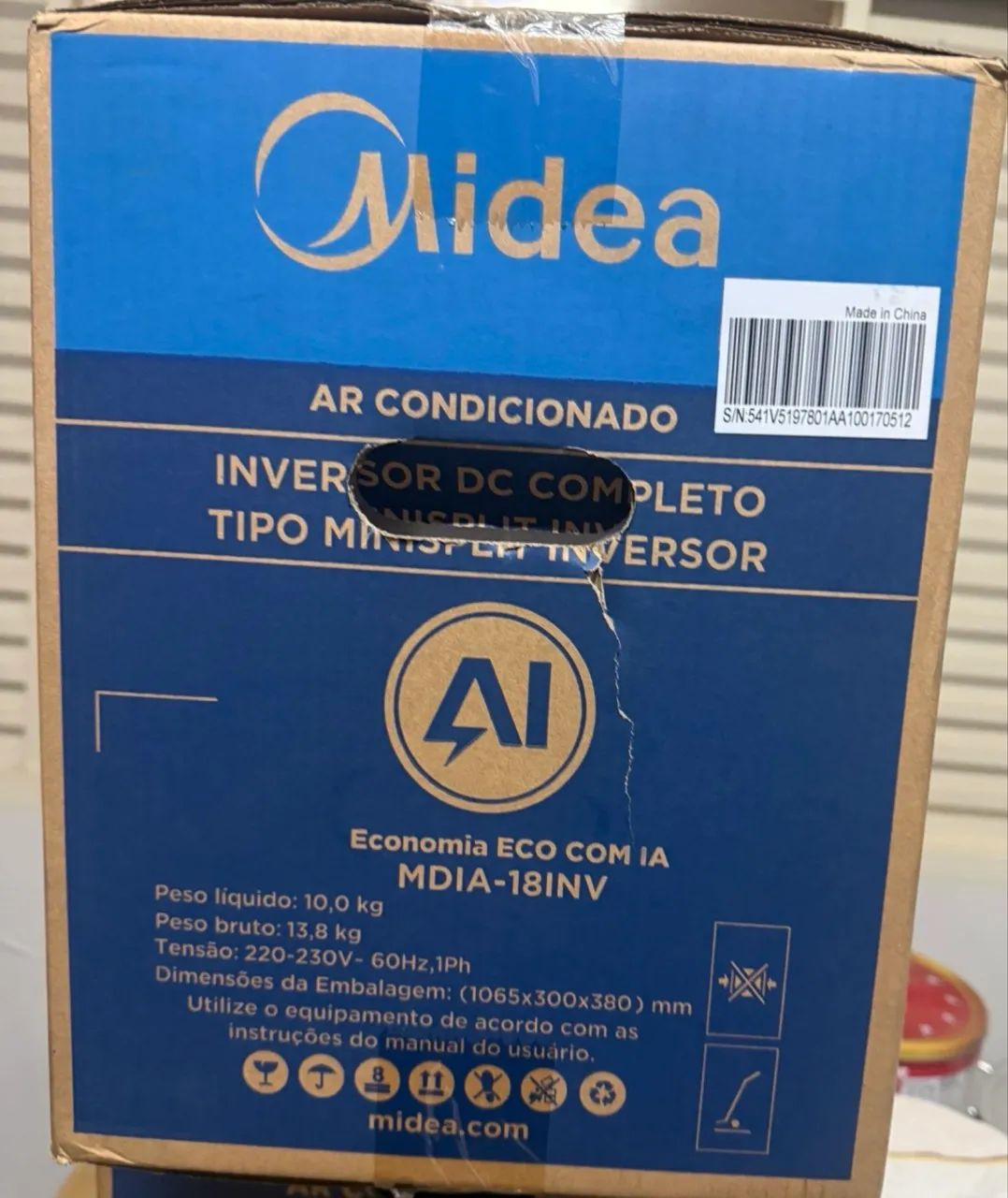 AR CONDICIONADO MIDEA 18.000 INV - Foto 2