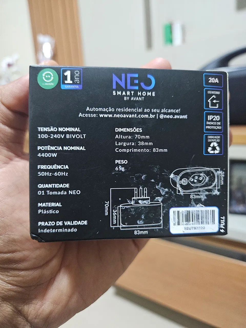 Tomada inteligente Neo 20A - Foto 3