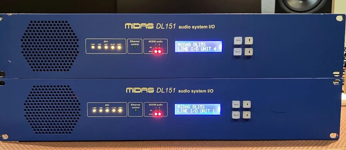 Stage Box Midas DL 151 - 24 canais