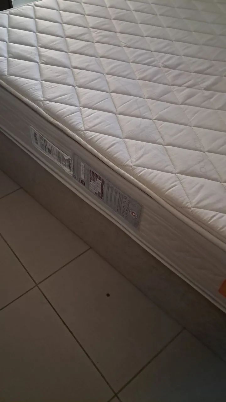 Ótimo COLCHÃO ORTOPÉDICO CASAL COM BOX - Foto 2